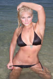 Brooke Hogan star of VH1 reality show Brooke Knows Best poses in slutty poses in Miami