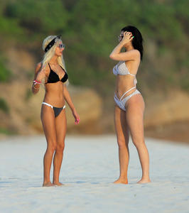 Kylie Jenner and Pia Mia Wearing Bikinis at a Beach in Punta Mita, Mexico - 8_13-34j6hnrott.jpg