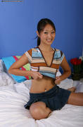 Evelyn L - Denim Skirt On Bed-515b4kfzxs.jpg